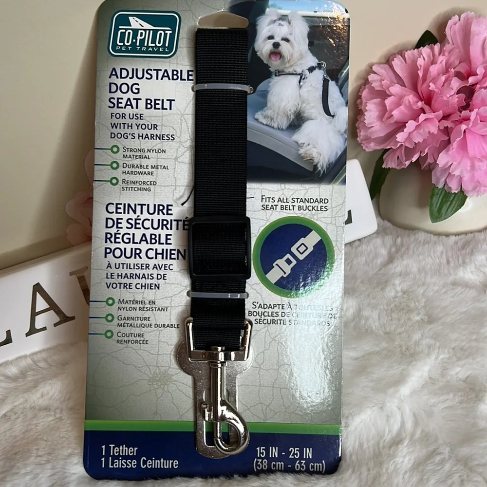 Co*Pilot Pet Travel Adjustable Dog Seat Belt.